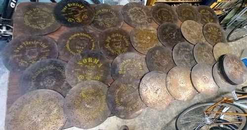 Antique polyphon disc - antique,