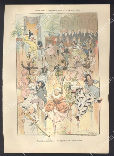 Gravure illustration gaston - gravure,