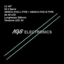 KIT 2 BARRES DE 46 TV LED LG