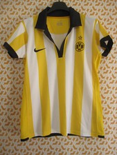 Maillot Borussia Dortmund 2006 2007 Nike home jaune blanc trikot Femme - L