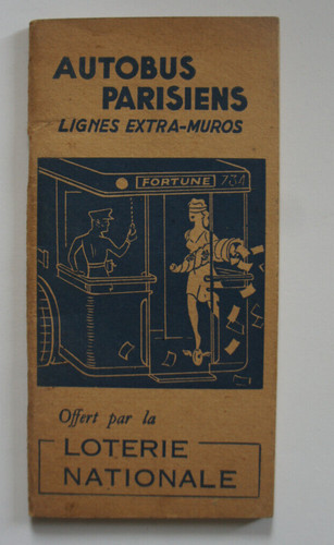 Autobus parisien plan - autobus, du