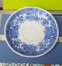 Soucoupe à café ou thé Service faïence ancien Burgenland bleu Villeroy & Boch