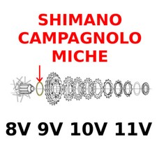 ENTRETOISE CASSETTE CALE ROUE LIBRE PIGNON SHIMANO CAMPAGNOLO VELO VTT ROUTE