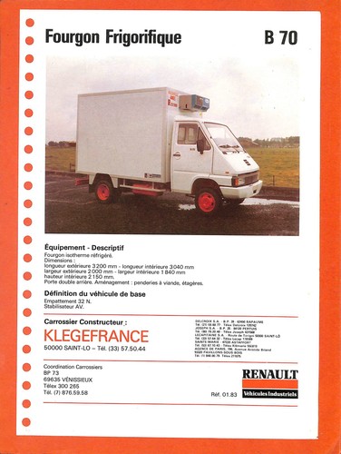 Renault fourgon - b, /