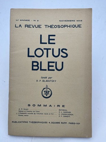 Lotus bleu revue - le,