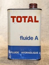 Ancien bidon d'huile TOTAL 