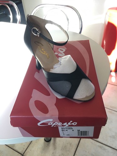 Chaussure danse satin - chaussure, noir