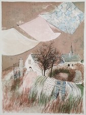 Guy Bardone lithographie sur Papier Arches 