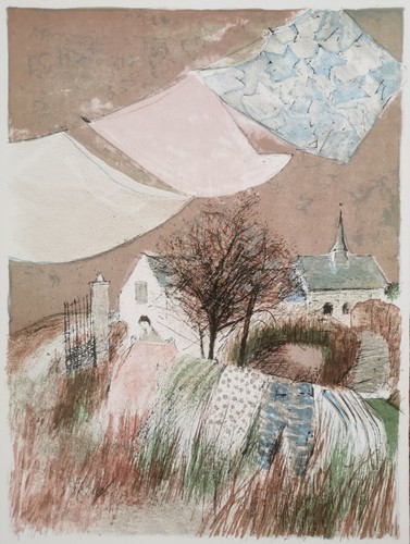 Guy bardone lithographie sur - guy,