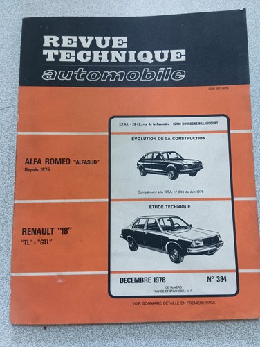 Rta revue technique automobile - rta,