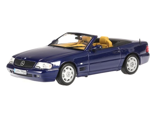 Mercedes benz r129 500 bleu - sl,