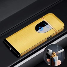 Briquet électronique Briquet à Arc Chargement USB Briquet Coupe-Vent Tactile ...