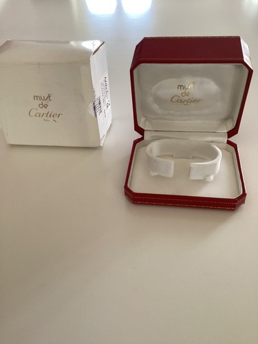 Boite montre must - boite, cartier