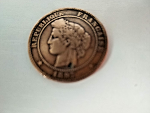 Occasion pièce centimes - de,