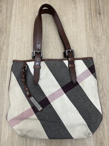 Sac burberry motif tartan - sac,