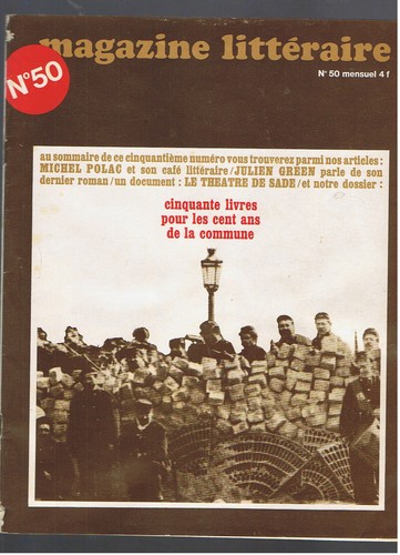 Magazine litteraire 1971 - litteraire,