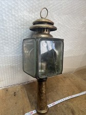 ANCIENNE LANTERNE A BOUGIE LAMPE DE CALECHE FIACRE VOITURE Réf B 51