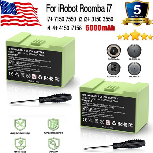 2pcs battery for - for, irobot