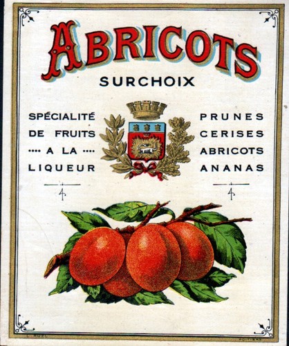Etiquette ancienne chromo - ancienne, de