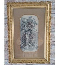 Tableau soie tissée en