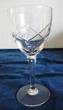 SAINT LOUIS ? 6 verres a vin ( 14,5 cm )  PARFAIT ETAT Cristal début 20 éme