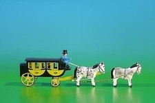 Gespannfahrzeuge Mini Attelage Double Diligence, 4-spännig Longueur Env. 15 CM N