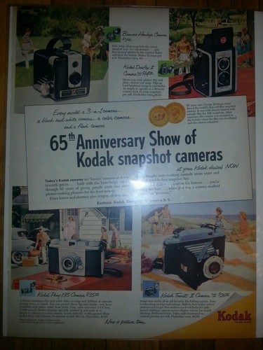 Kodak snapshot cameras - kodak, ad