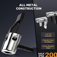 Kit de réparation de tuyau de gonflage de pneu portable avec buse d'air de verr