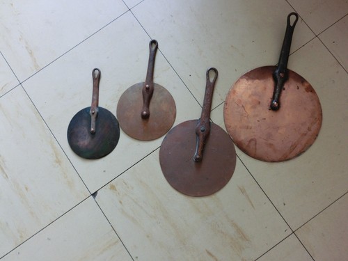 Anciens couvercles cuivre - couvercles,