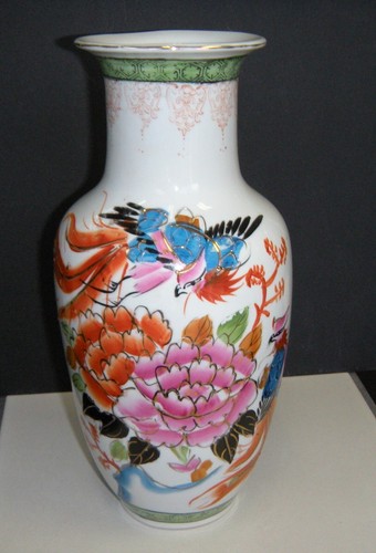 Vintage china vase w - 12",