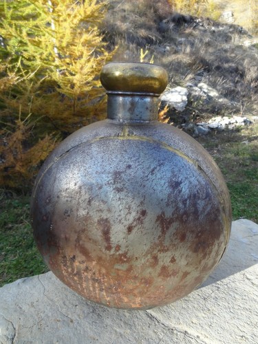 Ancienne gourde eau - gourde, à