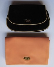 DIOR CHRISTIAN 2 POCHETTES DE MAQUILLAGE  LUXE MODE FEMME VINTAGE
