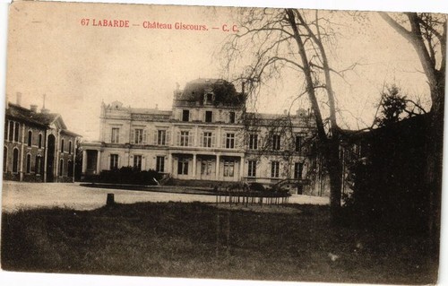 Cpa labarde chateau giscours - labarde-chateau,