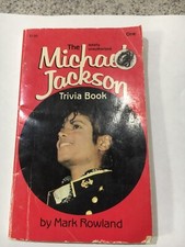 Michael Jackson Trivia Book First Printing 1984 by Mark Rowland Free Shipping