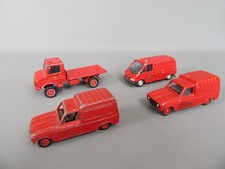 C509 Vintage Solido France Lot 4 Véhicules Pompiers Renault & Mercedes 1:43 1:50