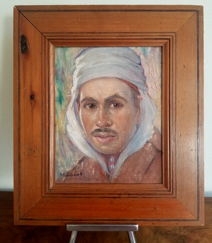 Ancien portrait orientaliste - ancien,