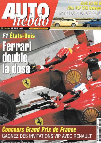 Auto hebdo 1449 2004 - n°1449,