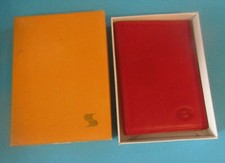 portefeuille porte-monnaie ET PORTE CHEQUIER  cuir TBEG vintage 70's