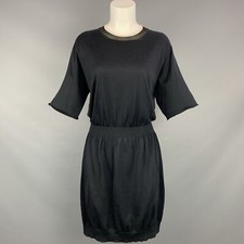 Robe En Soie Coton Tricotée