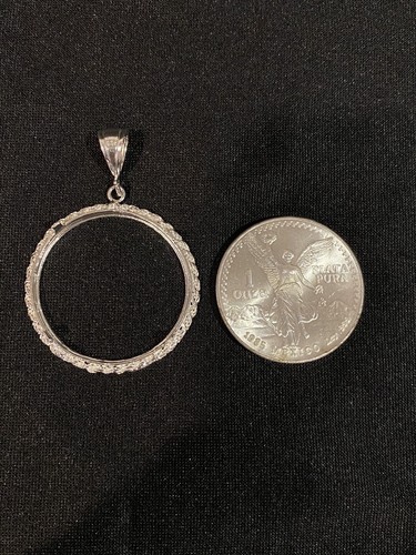 Sterling silver 925 bezel rope - sterling,
