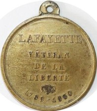 H3853 Rare Medal USA France