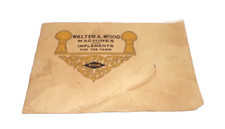 1900's Vendeur Catalogue Walter A. Bois Machines + Implemments Hoosick Chutes,Ny