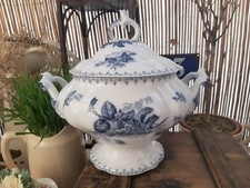 Soupière Sarreguemines Flore chantournée