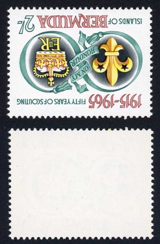 Bermuda sg186w scouts wmk - 2/-,