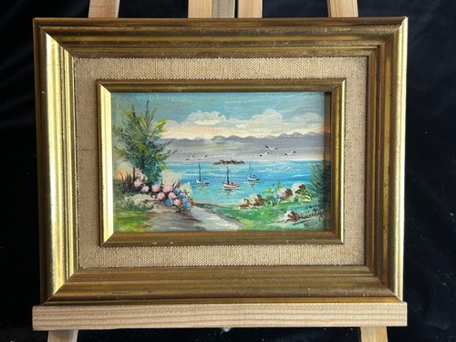 Huile sur panneau - , l