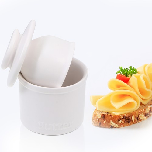 Beurrier ceramique pot de - ceramique,