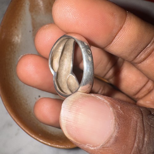 Bague ancienne argent - bague, en