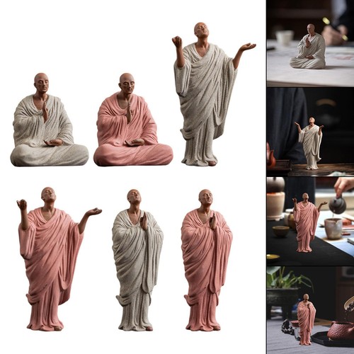 Statue bouddha sculpture moine - statue,