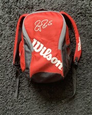Sac À Dos De Tennis Wilson Rouge / Noir En Très Bon État