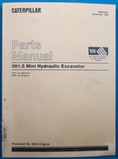 Manuel Des Pièces De La Mini Pelle CAT CATERPILLAR 301.5 S/N 3YW00001-UP